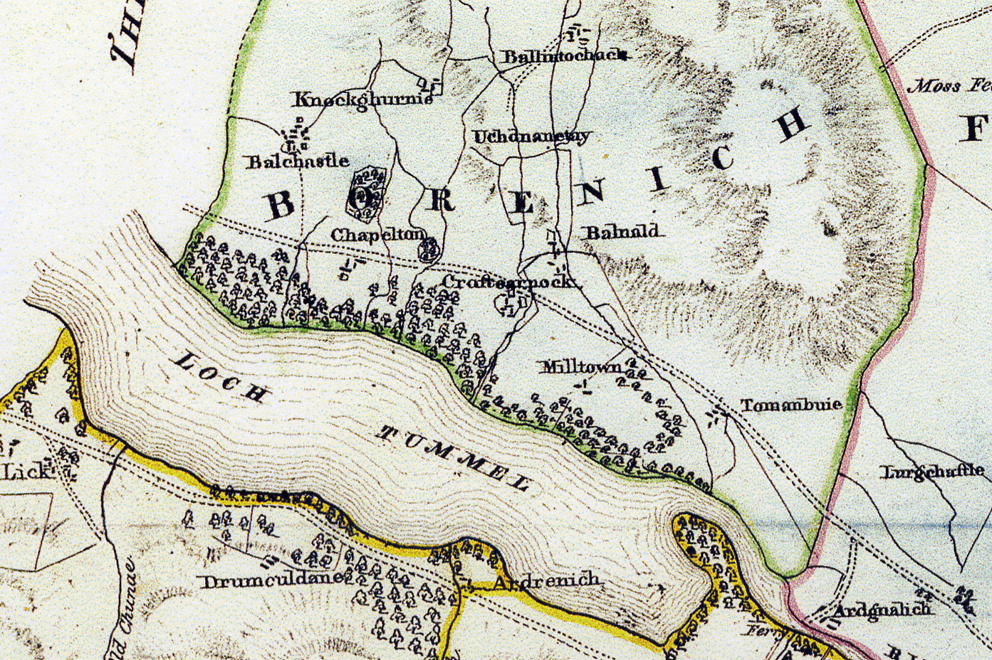 John Waterston's map of Borenich